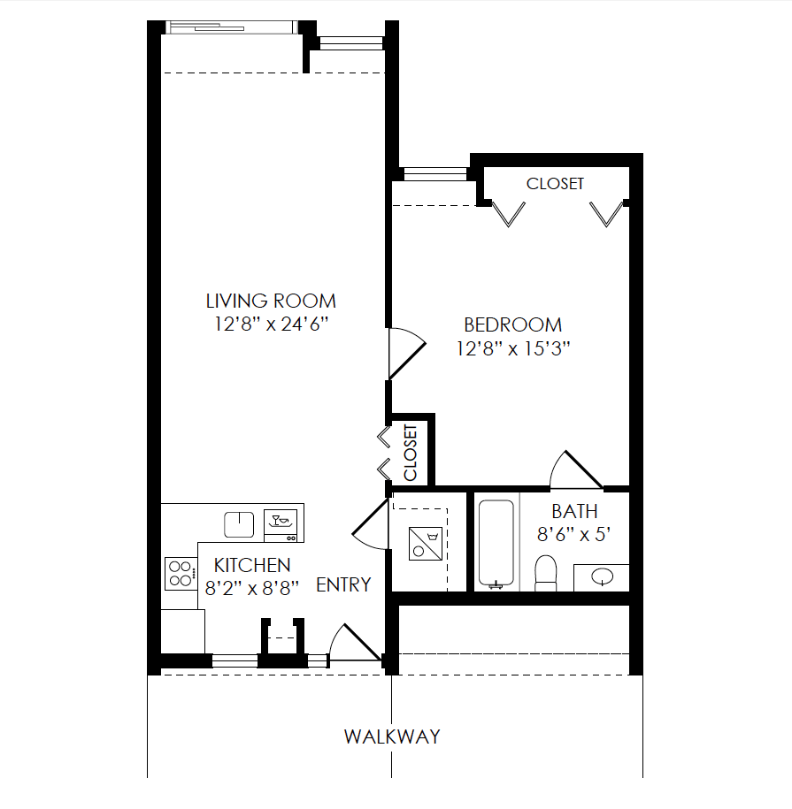 Virtual Access Link Cathedral Village One Bedroom Apartment
