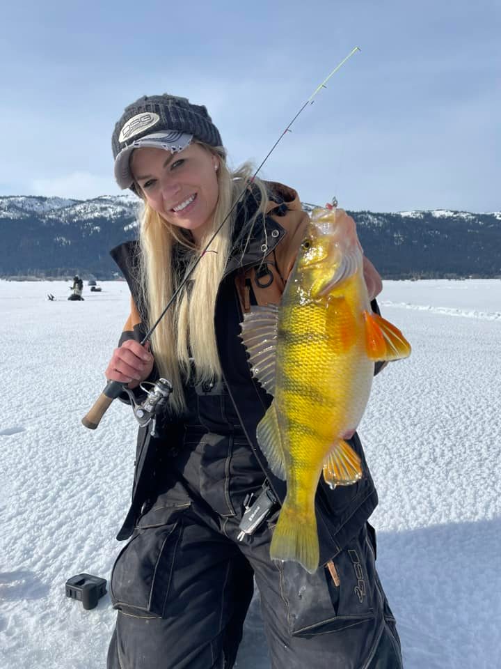 Ice Fishing Lake Cascade Jumbo Perch How To Plan Your Trip! Virtual Angling