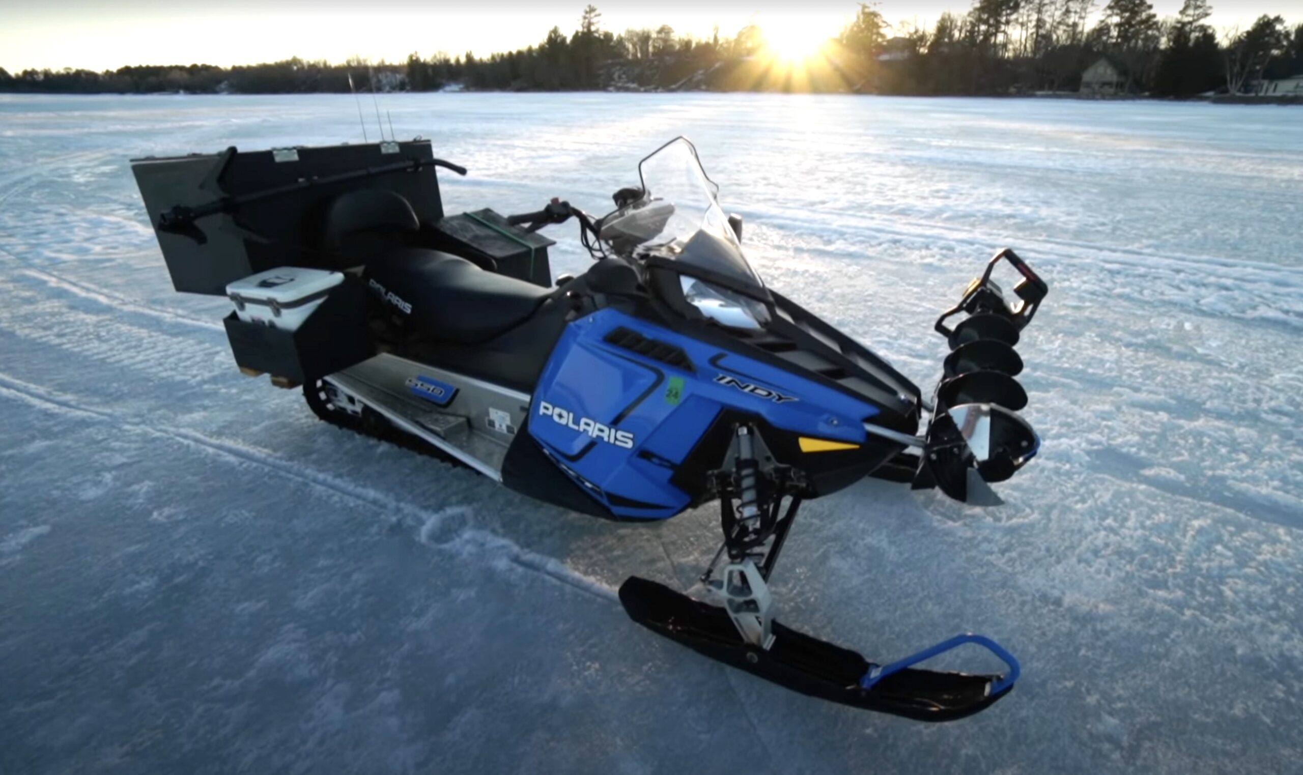 My DIY Snowmobile Ice Fishing Setup Prices & Breakdown Virtual Angling