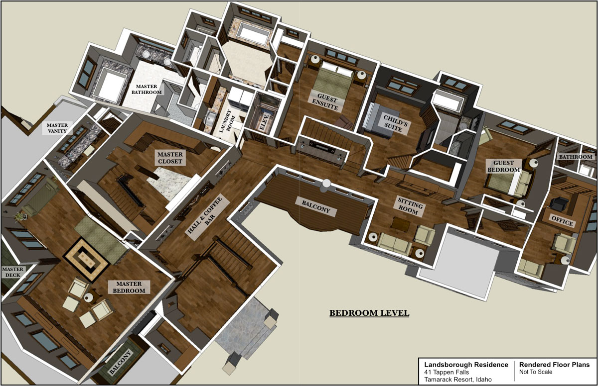 Sky View Ski Lodge Tamarack Resort, Idaho Virtual Design Concepts