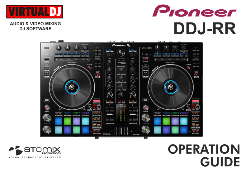 VirtualDJ Hardware Manuals Pioneer DJ DDJRR