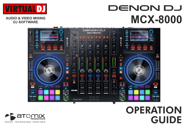 VirtualDJ - Hardware Manuals - Denon DJ - MCX-8000