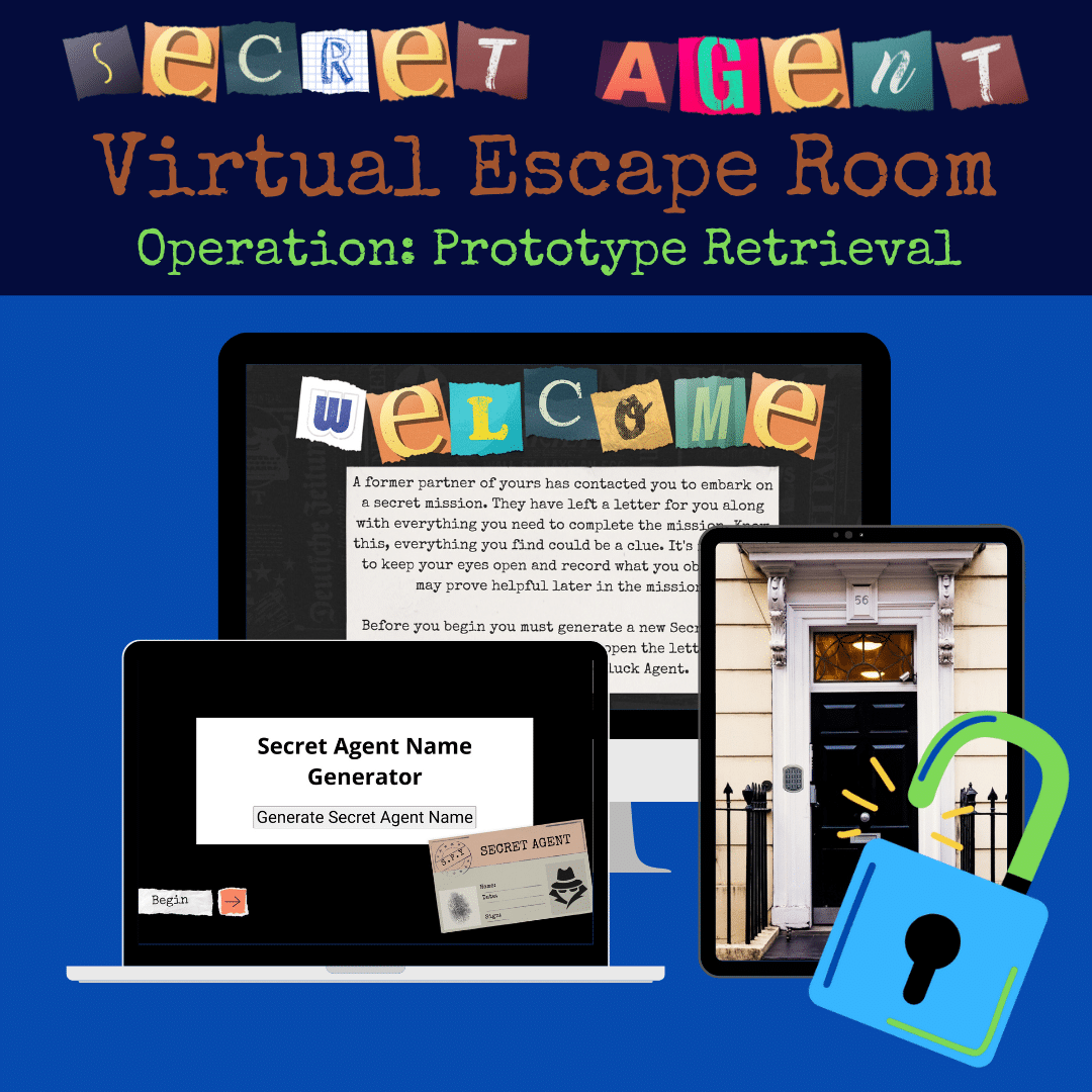 Secret Agent Escape Room Operation Prototype Retrieval