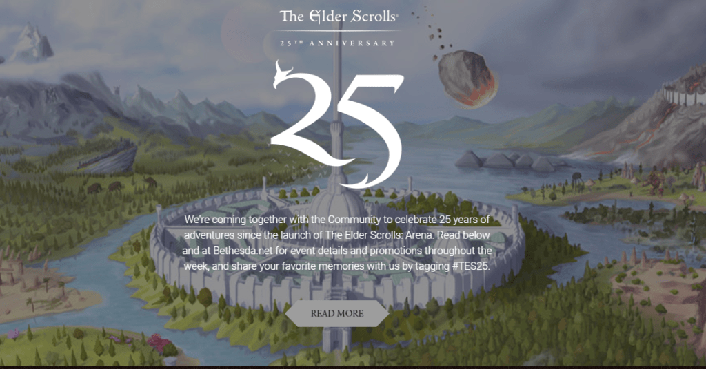Elder Scrolls 25th Anniversary Virtually Fun