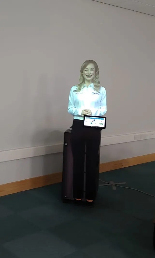 Interactive SelfService Virtual Presenter, UK Virtual On