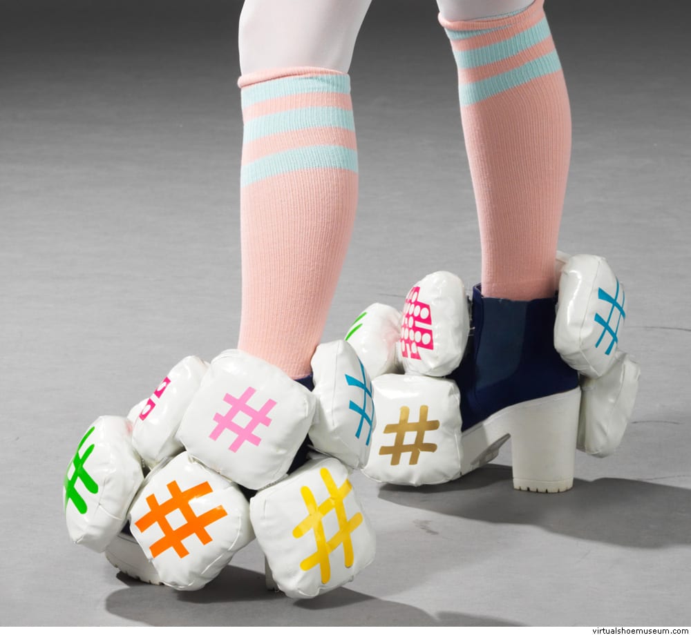 Bubble's Hashtag shoes