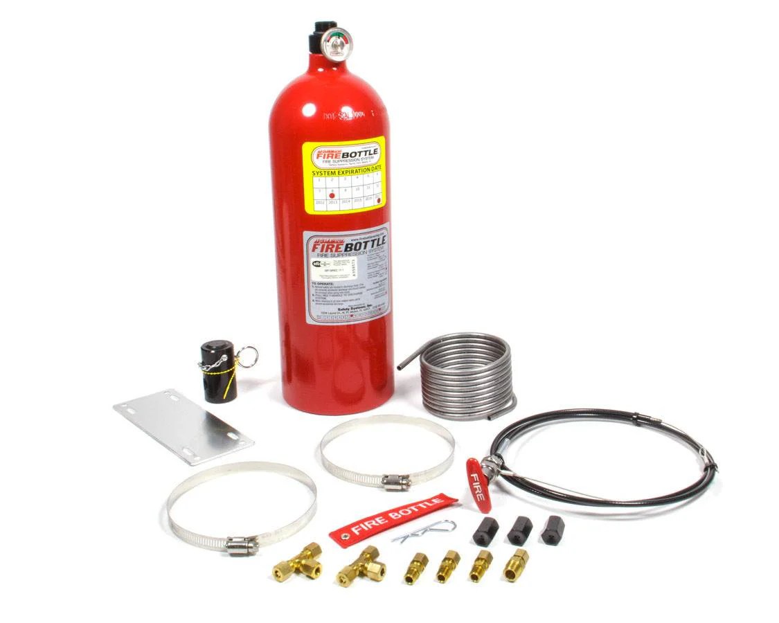 Safety Systems Race Car Fire Suppression System 10 Pound Bottle Kit