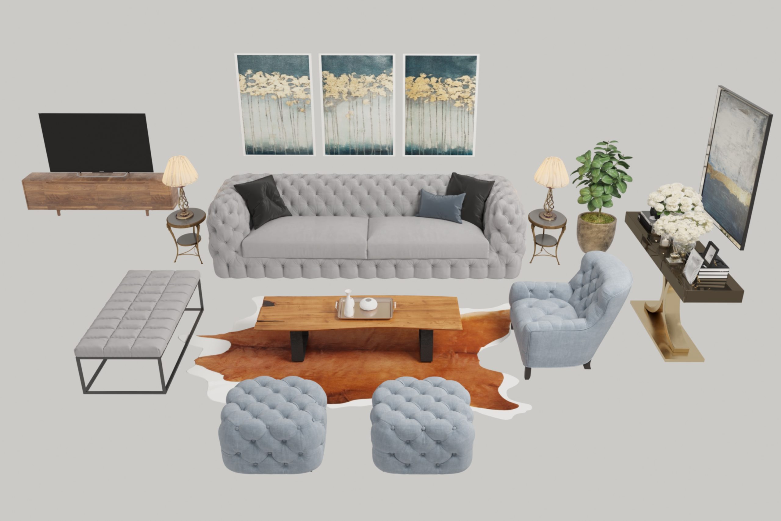 Virtual Staging Furniture