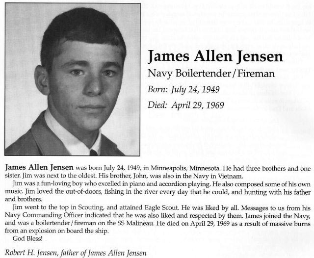 FN James Allen Jensen, Anoka, MN on The Virtual