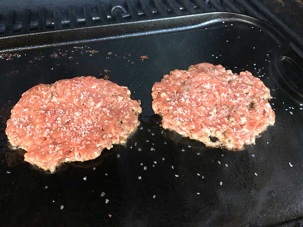 Smashed Burgers On A er Gas Grill The Virtual er Gas Grill
