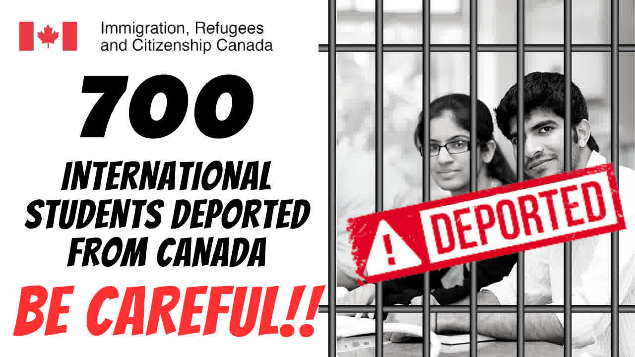 Canada is set to expel 700 international students.