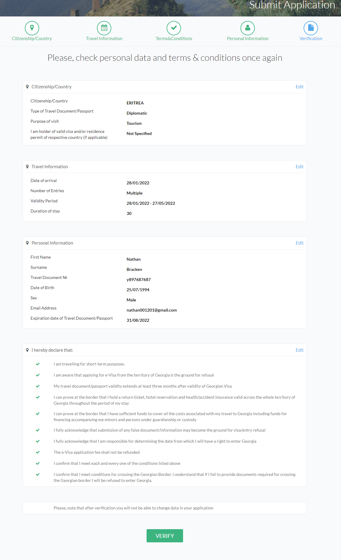 Guide for Requirements to lodge application forms, filling and process