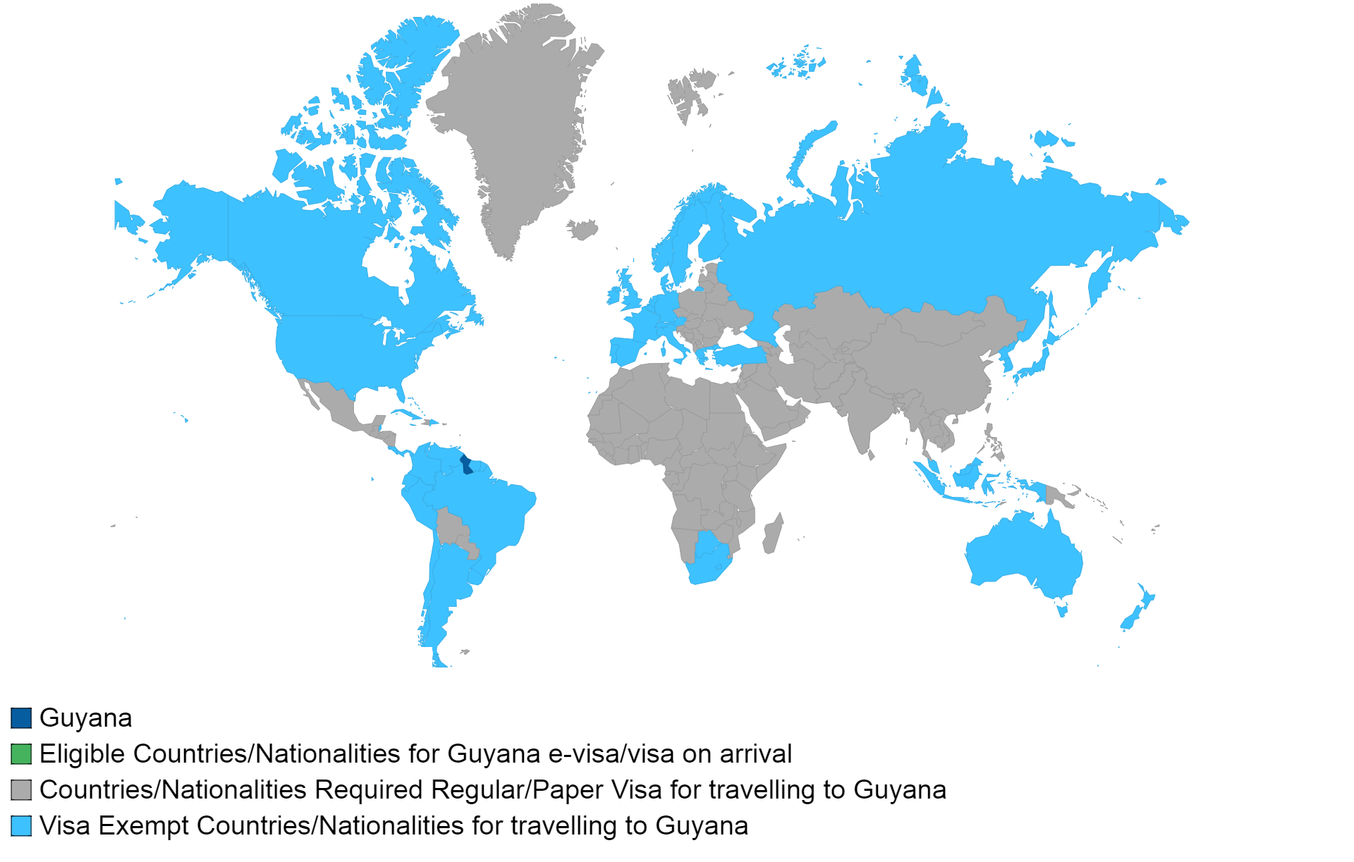 Apply Guyana visa, Guyana Visa Application, Documents required for