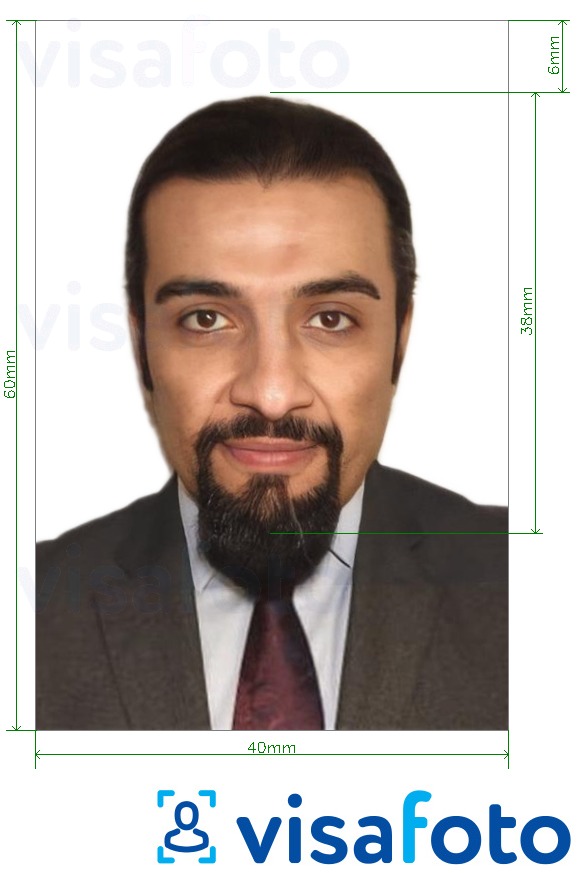 Bahrain visa photo 4x6 cm size, tool, requirements