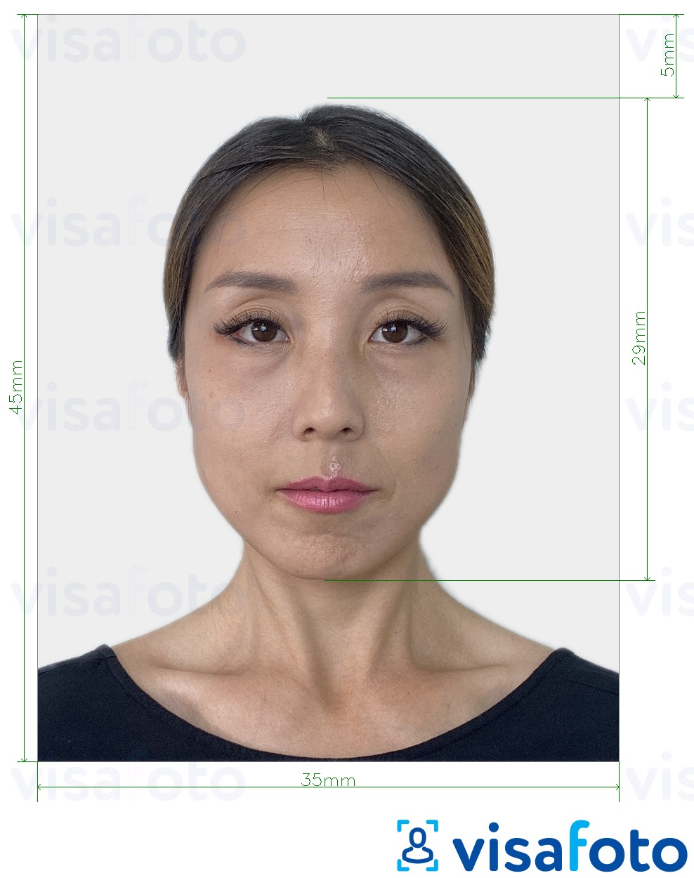 Japan passport photo 35x45 mm size, tool, requirements