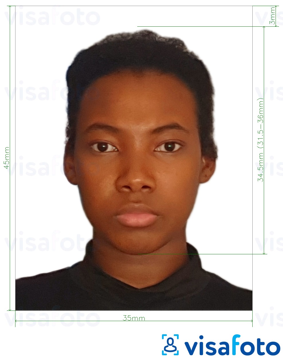 South Africa driver's licence photo 35x45 mm size, tool, requirements