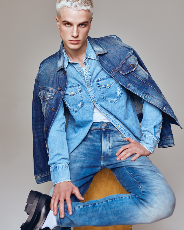 Bálint Ikladi for Retro Jeans Visagemodel