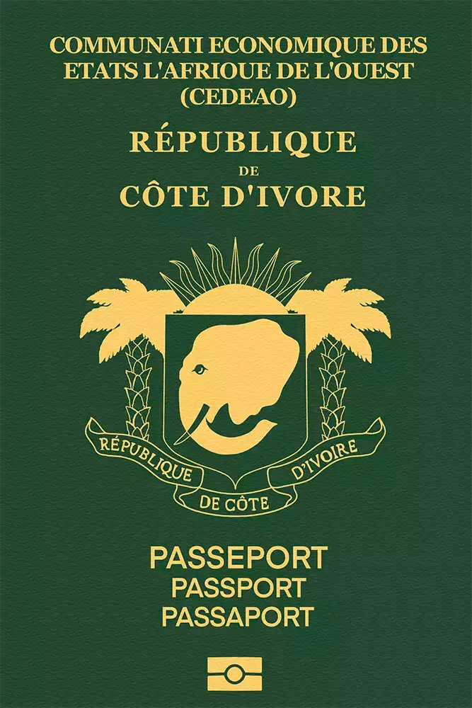 Classement du passeport Côte d'Ivoire (Ivory Coast)
