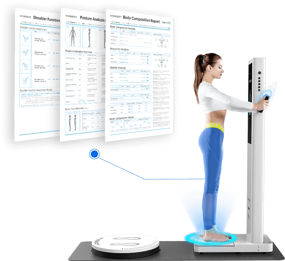 VisbodyR Explorer 3D Full Body Scanner For Body Composition Analysis