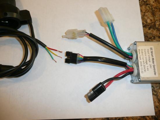 Help with Currie Throttle connecting to Currie Controller | V is for