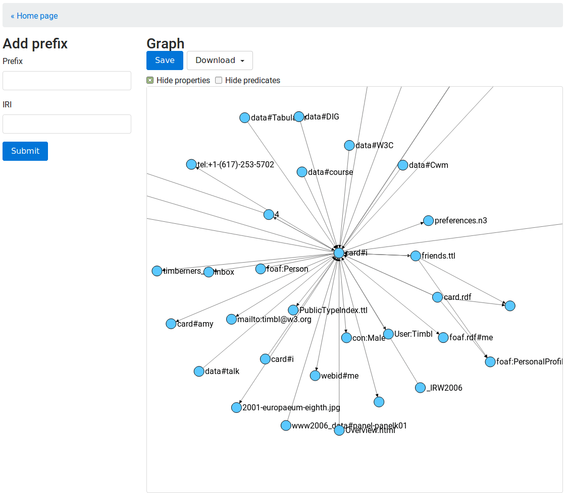 VisGraph^3 a web tool for RDF visualization and creation
