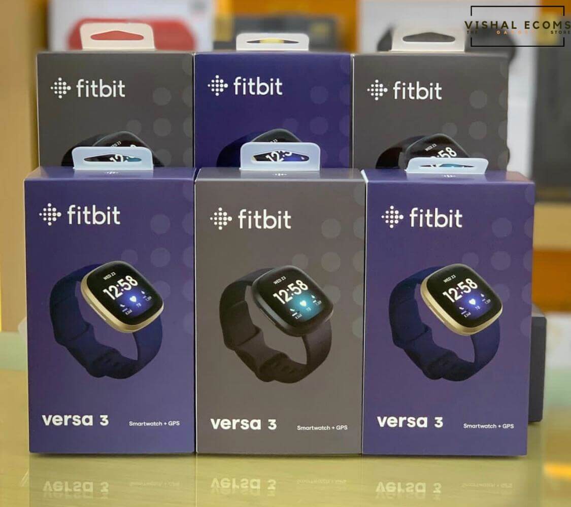 Fitbit Versa 3 Smartwatch Health & Fitness with GPS, 24/7 Heart Rate