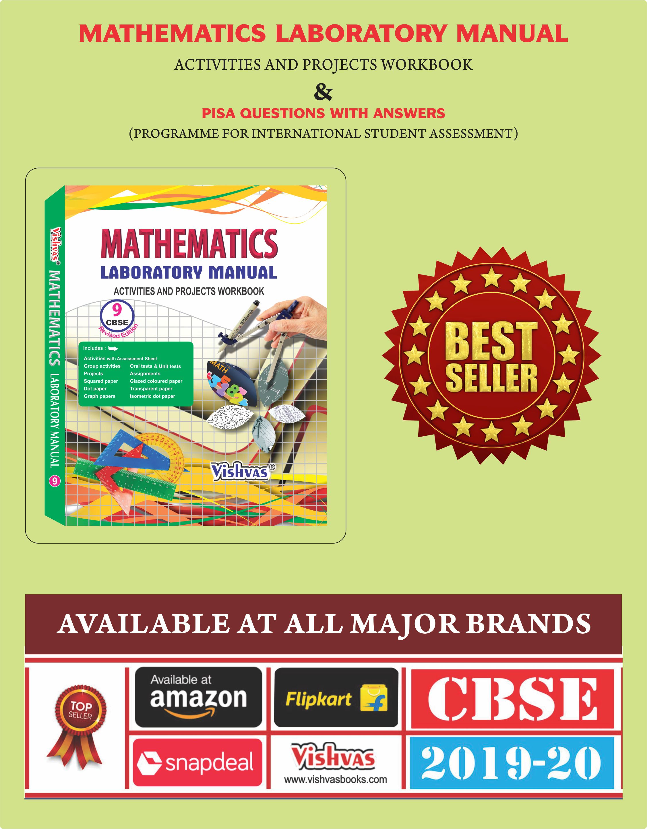 MATHEMATICS LABORATORY MANUAL ACTIVITIES AND PROJECTS WORKBOOK, CLASS