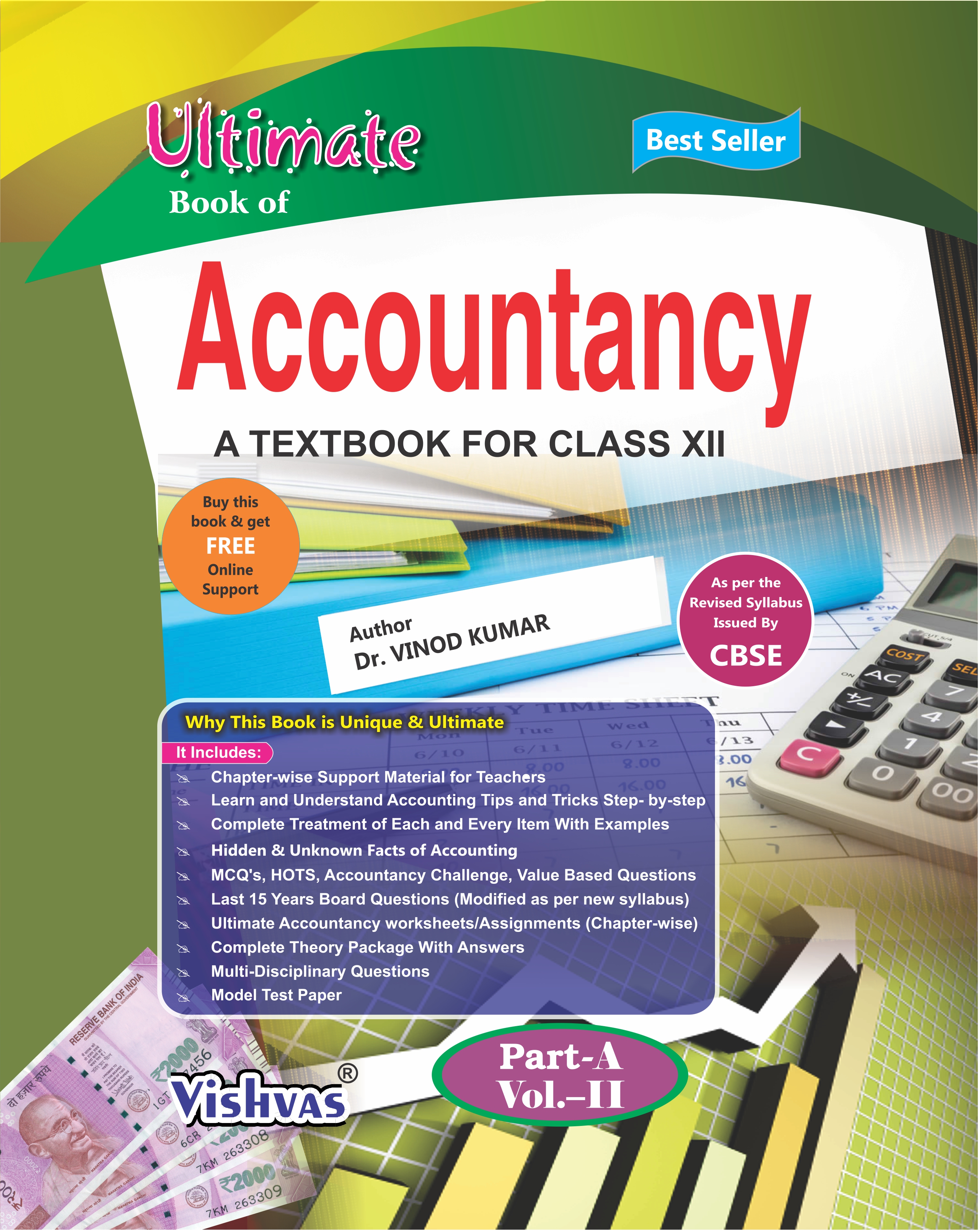 Ultimate Book Of AccountancyClassXII PartAVolume2 Vishvas Books