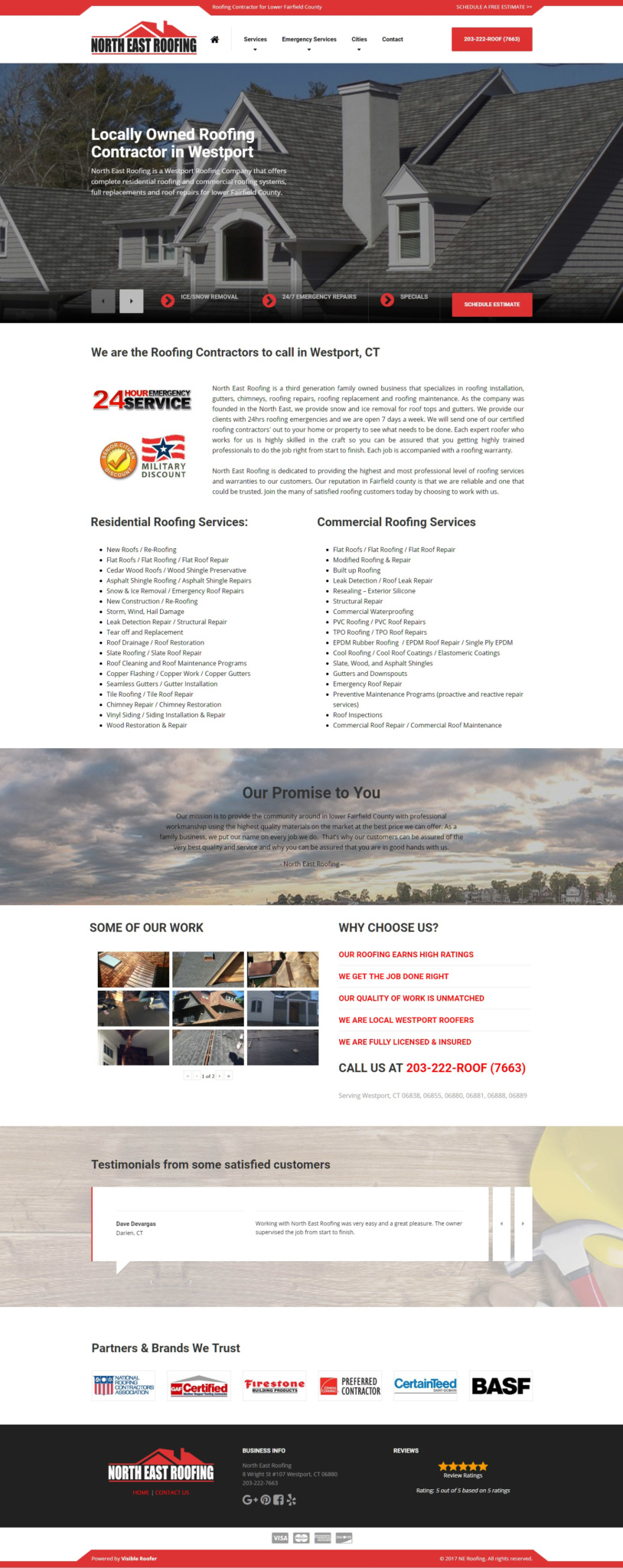 The Best Looking Roofing sites & Roofer site Design