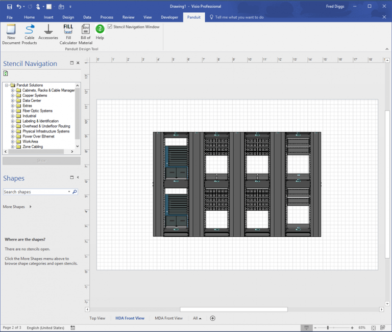 visio kitchen stencils