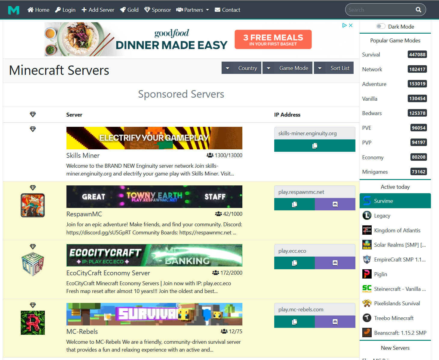 Visiolist - Website Ranking System - Premium PHP Toplist Script