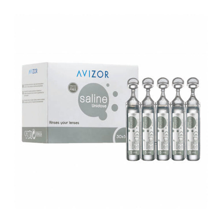 Avizor Saline 30x5ml Vials Vision & Eyes