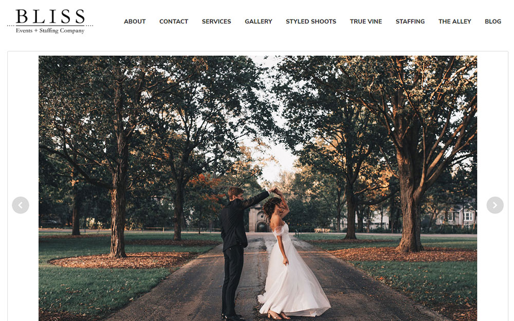 Work We've Done Bliss Events & Staffing Company App Developme