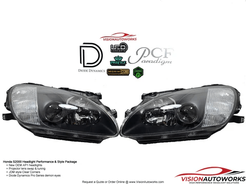 Honda S2000 Headlight Performance & Style Package – VisionAutoworks