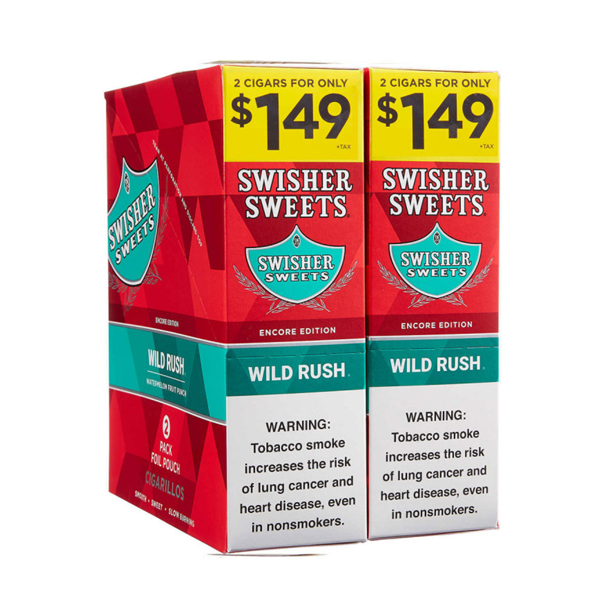 Swisher Sweets Cigarillos 2/1.49 Vision Cigar & Cigarette Wholesale LLC