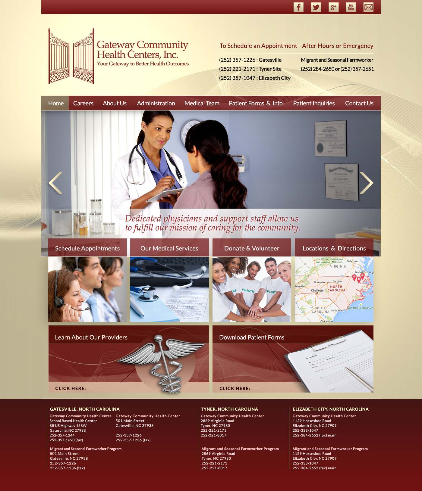 Responsive Web Designs Chesapeake, Virginia VA Gateway Community