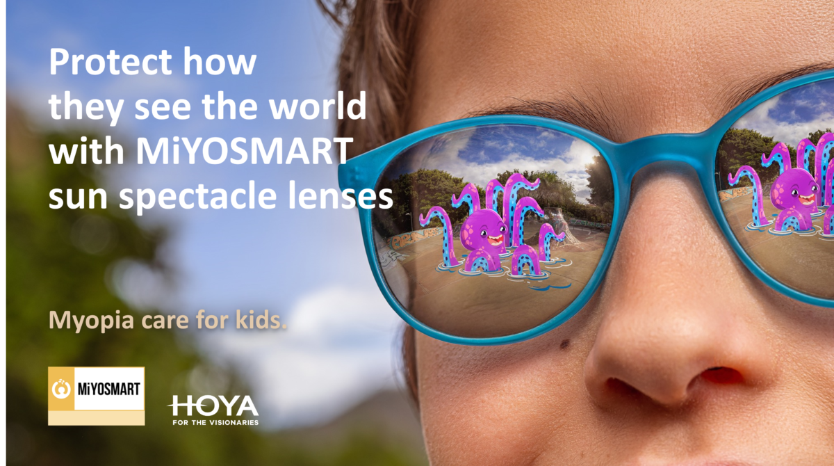 HOYA Vision Care launches MiYOSMART Sun Spectacle Lenses Combining Myopia Management with