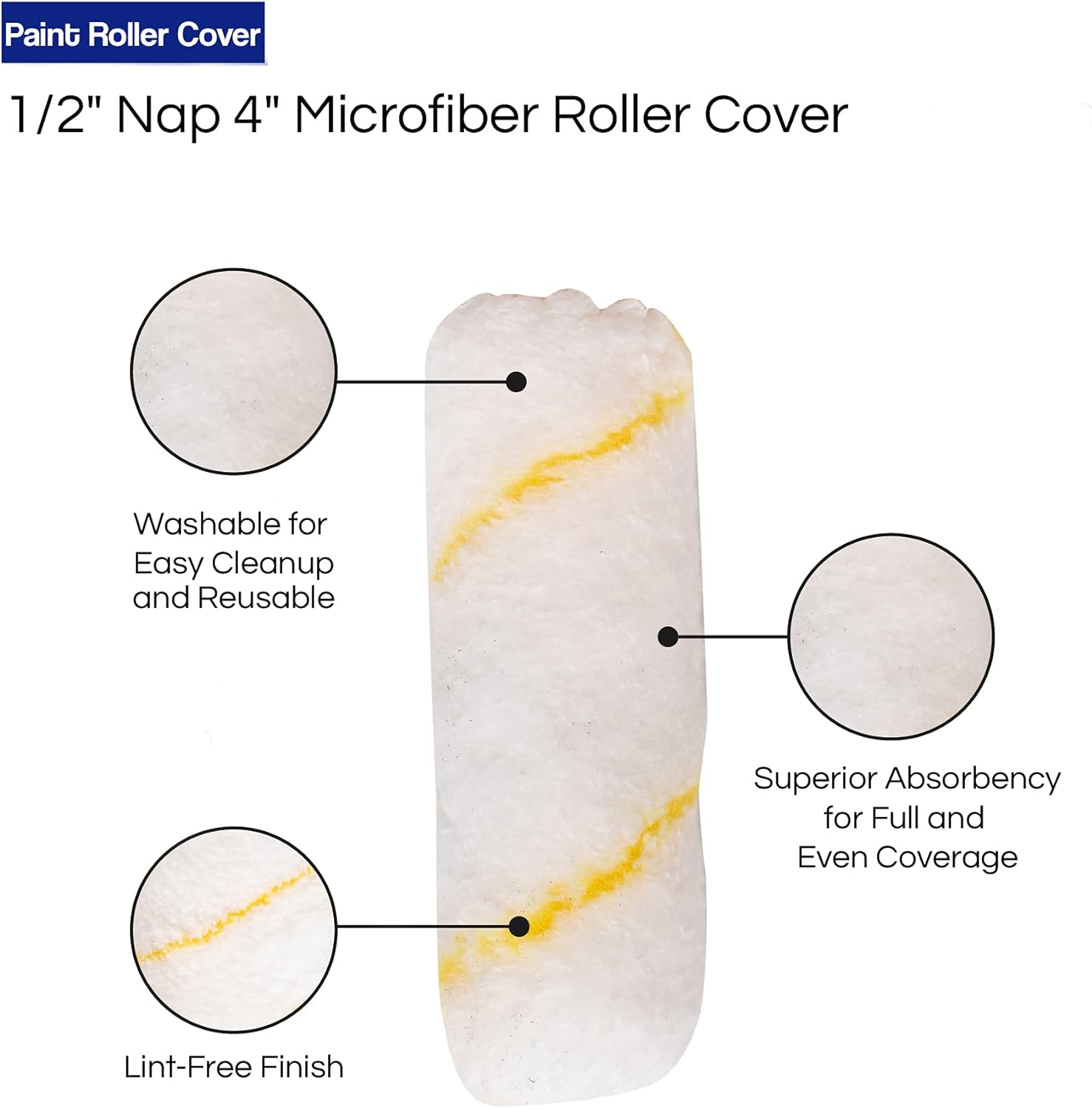 Pro Grade Paint Roller Cover Set,Wall Painting Roller Vision Tech Group