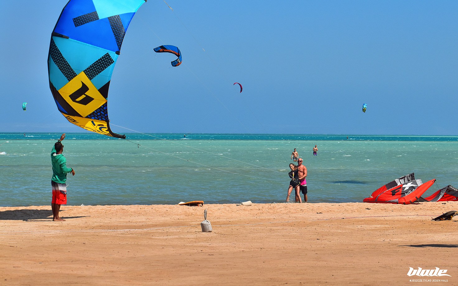 Egypt Kitesurfing in Hurghada spot AMC VISIT EGYPT