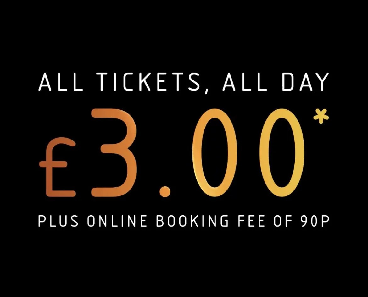 Tickets for £3 at The Vue Altrincham Visit Altrincham
