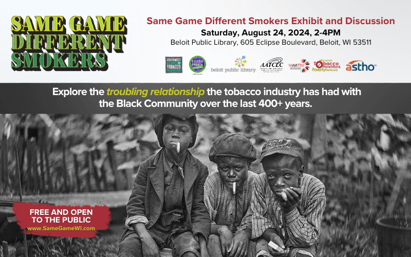 Same Game Different Smokers Exhibit and Discussion 20240824 Beloit WI