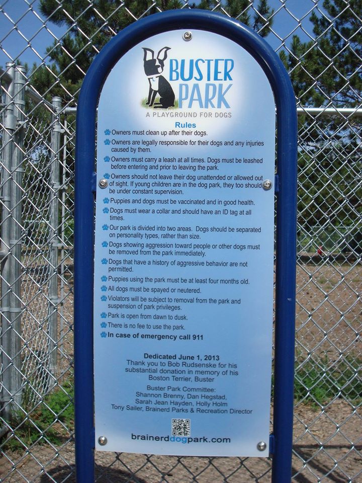 Buster Park A Playground for Dogs Visit Brainerd