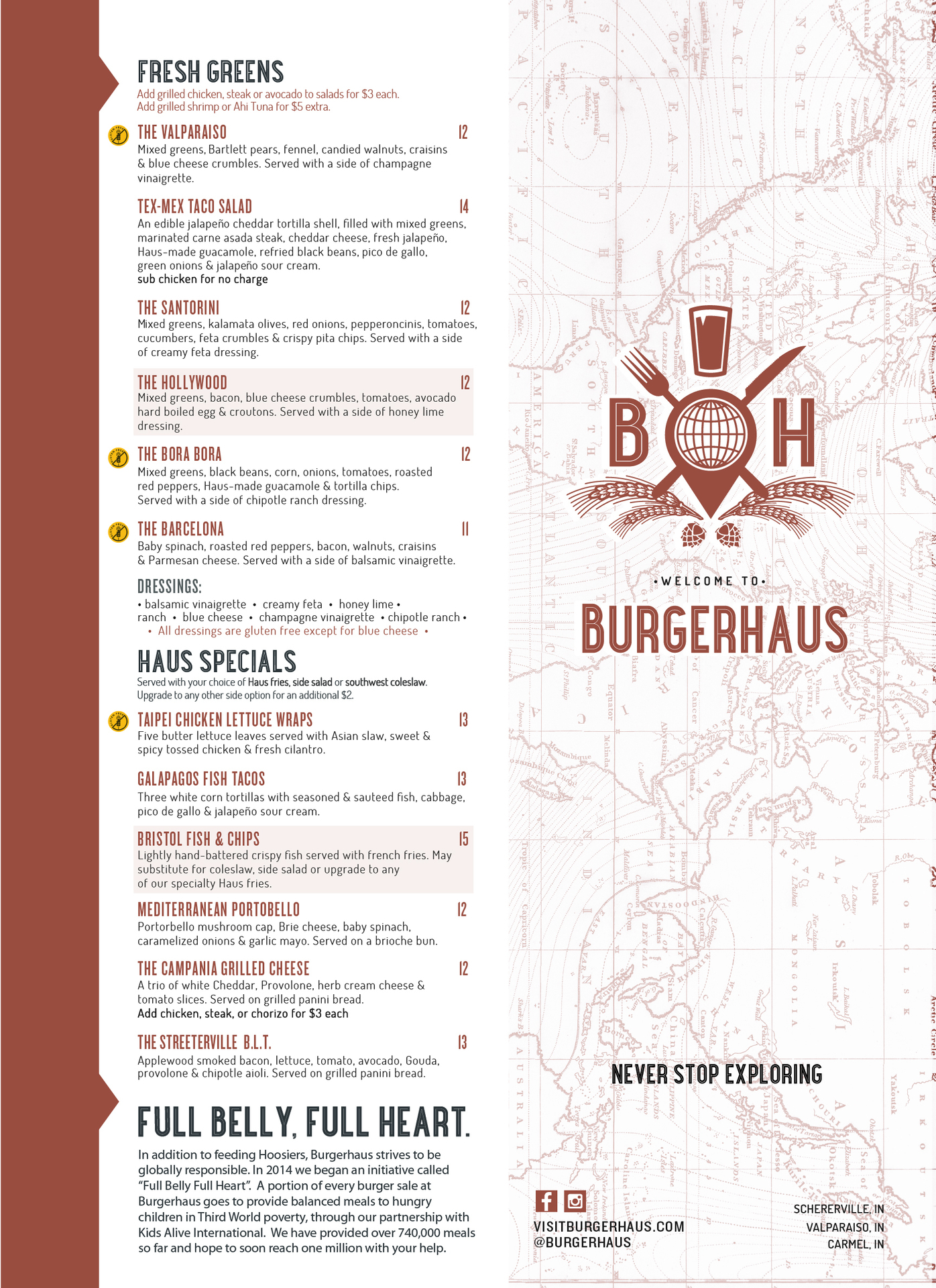 Burgerhaus Restaurants Best Burgers Indianapolis, Valparaiso, Schrerville