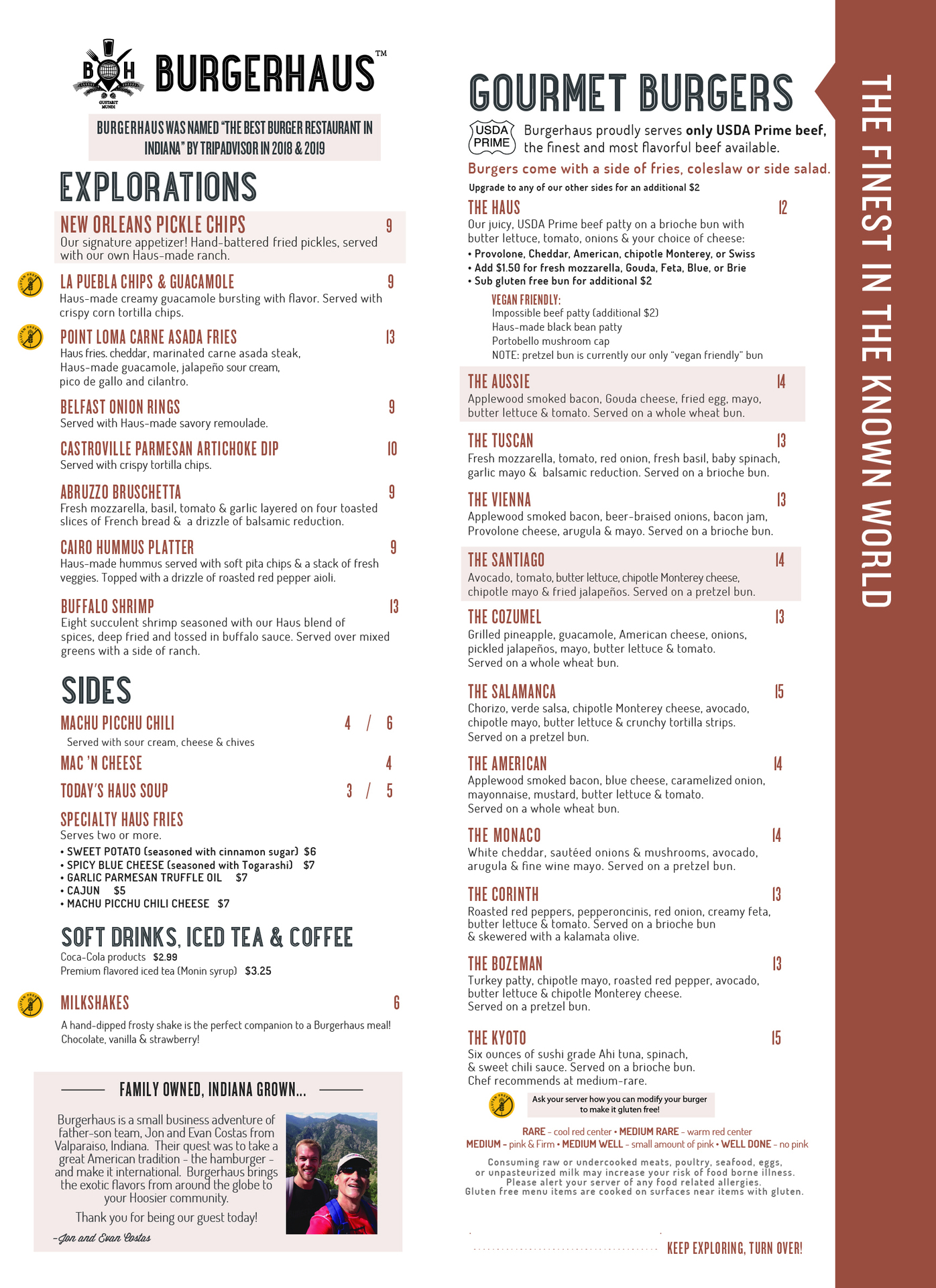 Burgerhaus Restaurants Best Burgers Indianapolis, Valparaiso