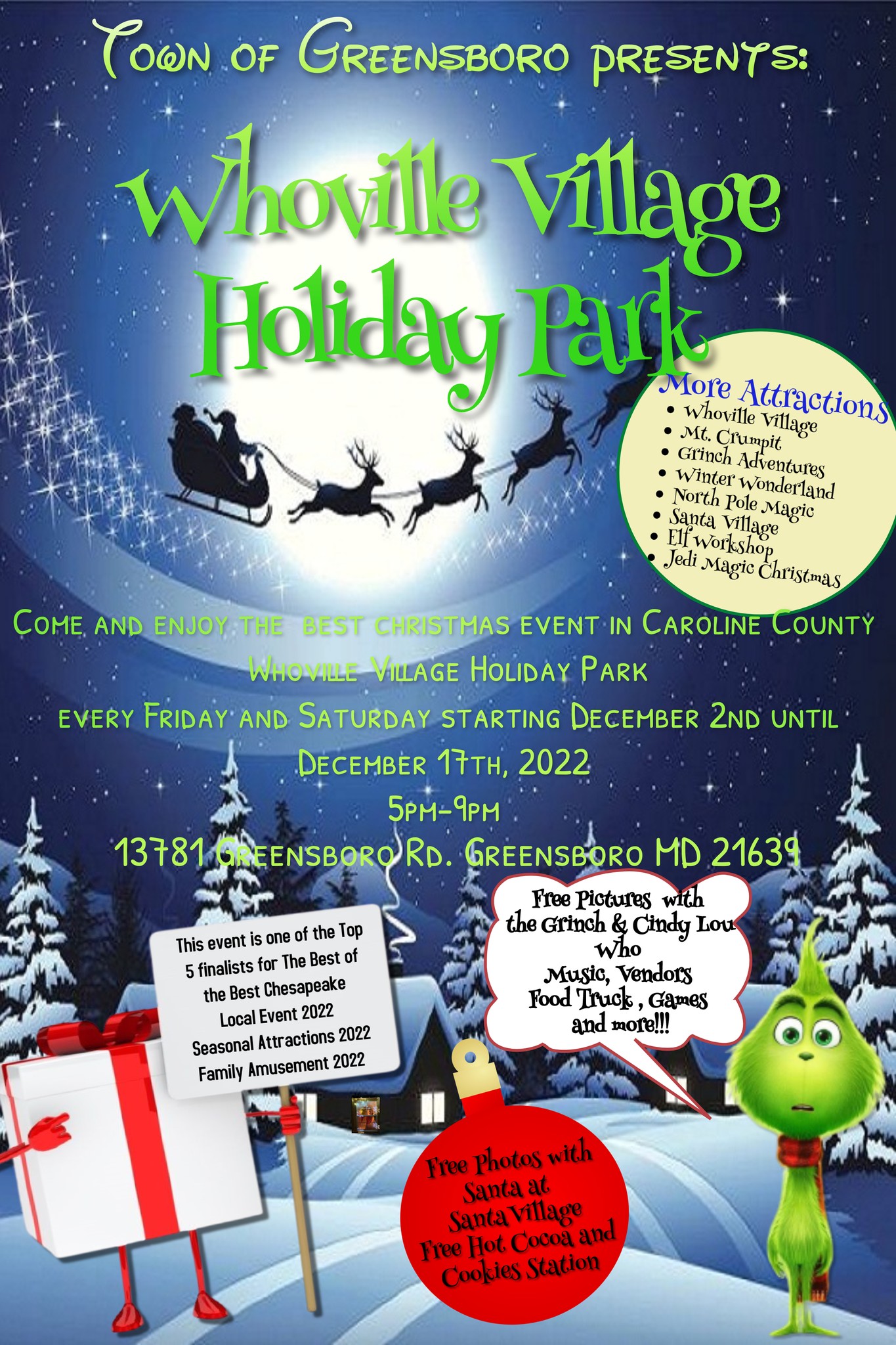 Greensboro’s Whoville Village Holiday Park Caroline County Office of Tourism