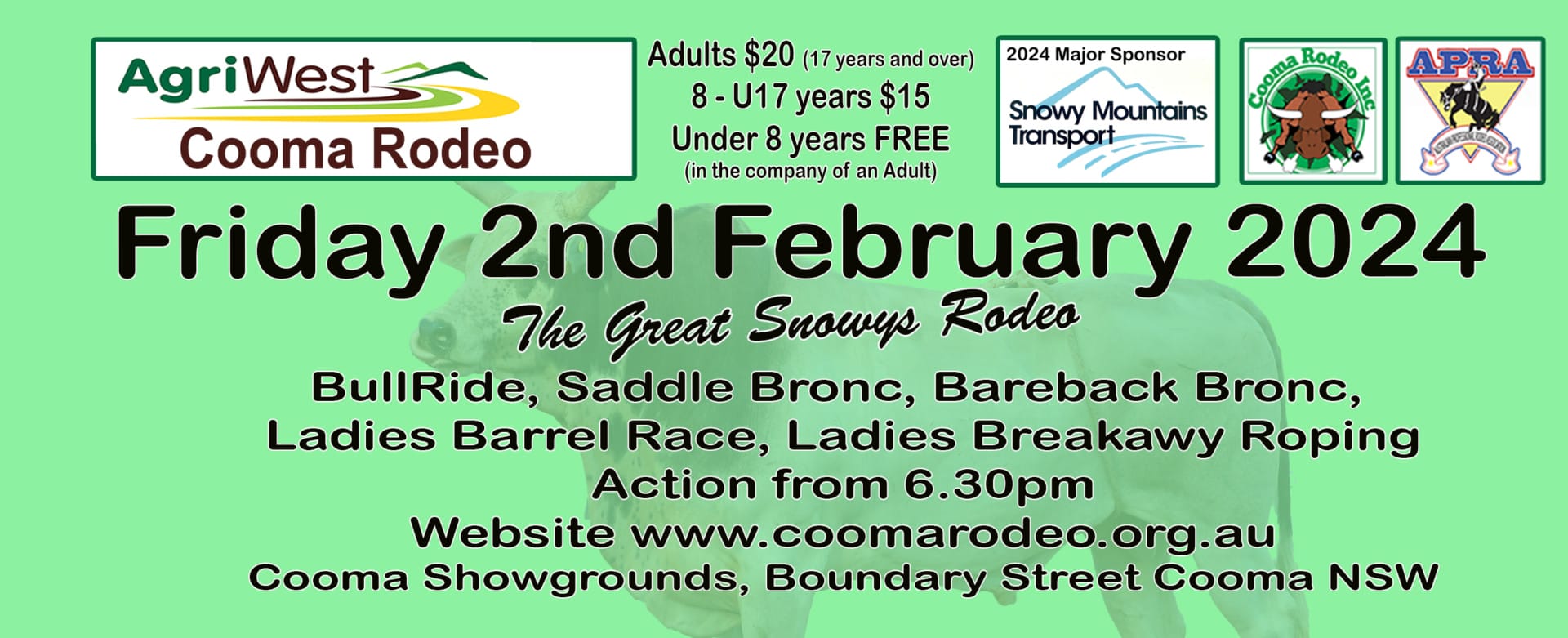 AgriWest Cooma Rodeo 2024 Visit Cooma