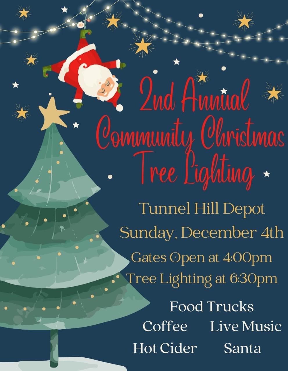 Tunnel Hill Tree Lighting Visit Dalton, GA