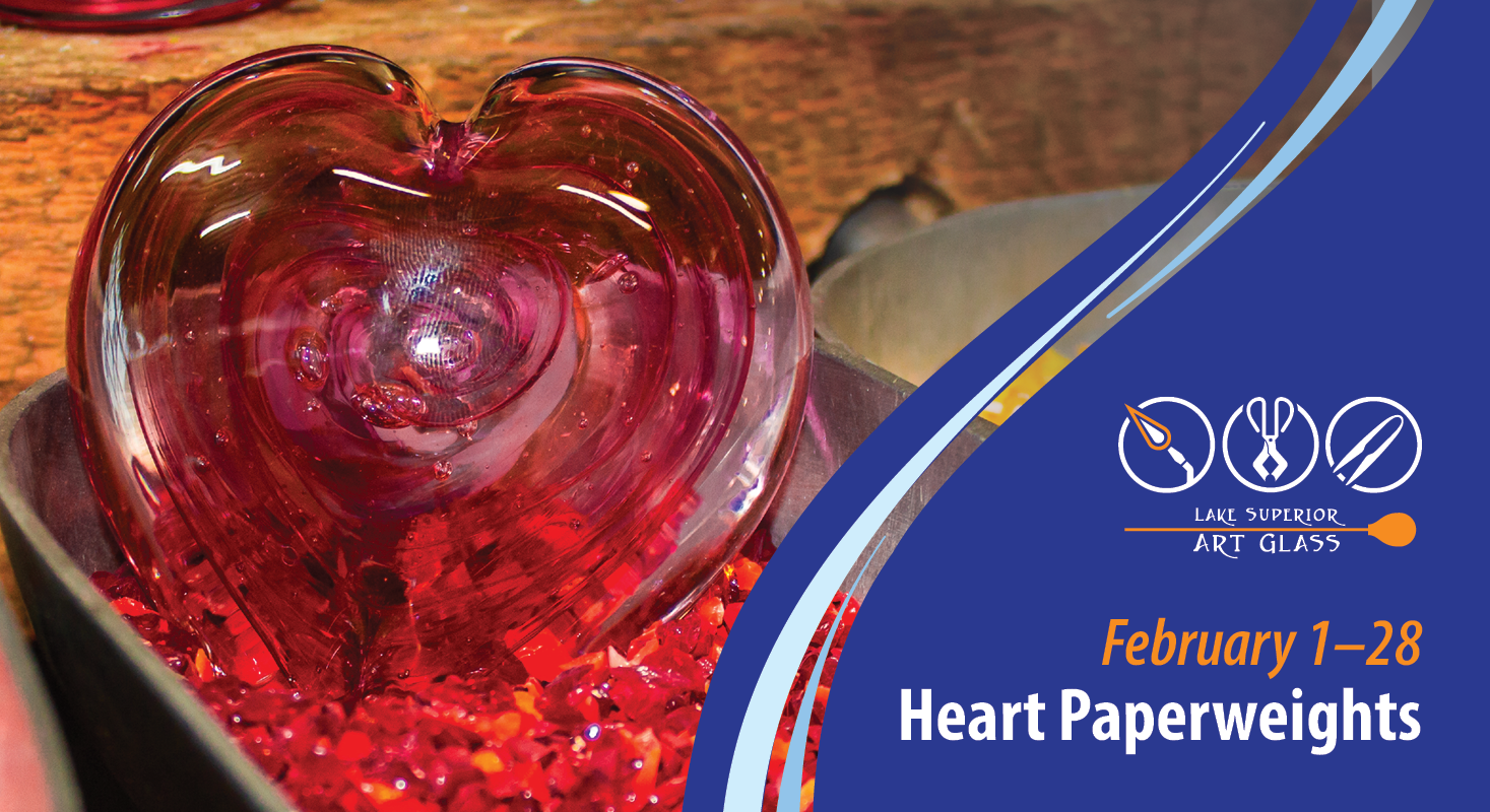 Heart Paperweight Glassblowing Class • Visit Duluth