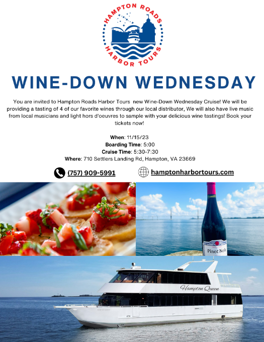 WineDown Wednesday Visit Hampton, VA Visit Hampton, VA