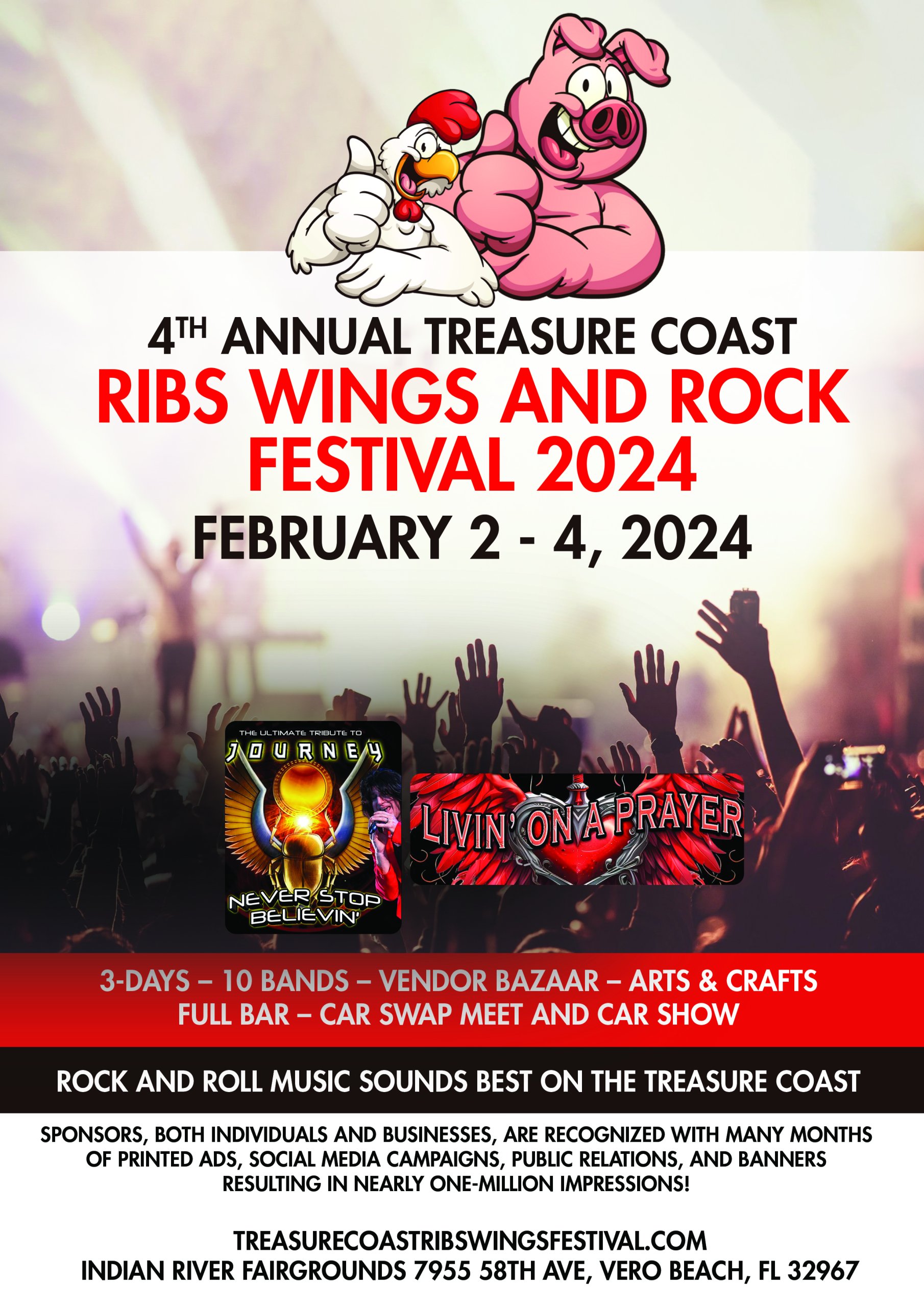 Get Ready to Rock Out at the 5th Annual Treasure Coast Ribs Wings